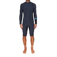 Billabong Revolution 2MM Chest Zip Long Sleeve Shorty Wetsuit Slate Easy Stretch Thermal Lining