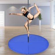 Costway Foldable Pole Dance Mat Yoga Exercise Safety Dancing Cushion Crash Mat 2 Thick