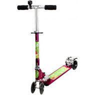 Kinder Roller Dreiradscooter 2-4-5 Jahre altes Baby Slide Auto 4-Rad Flash Folding Scooter FANJIANI (Farbe : Lila)