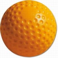 MacGregor Yellow Dimpled Practice Softballs, 12-Pack