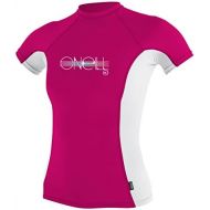 ONeill Wetsuits ONeill Girls Premium Skins UPF 50+ Short Sleeve Rash Guard