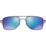 Oakley Mens Gauge 8 Polarized Iridium Rectangular Sunglasses