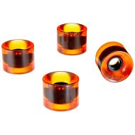 Penny 4-Set Translucent Skateboard Wheels, Orange, 59mm