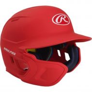 Rawlings Mach EXT Batting Helmet-Scarlet-JR-LH