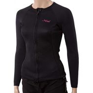 Xcel XCEL Womens Longsleeve Wetsuit Jacket wCinch Cord 18T Black